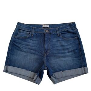 JUDY BLUE Los Angeles Made in USA Women’s Size 1XL Denim Jean Shorts
